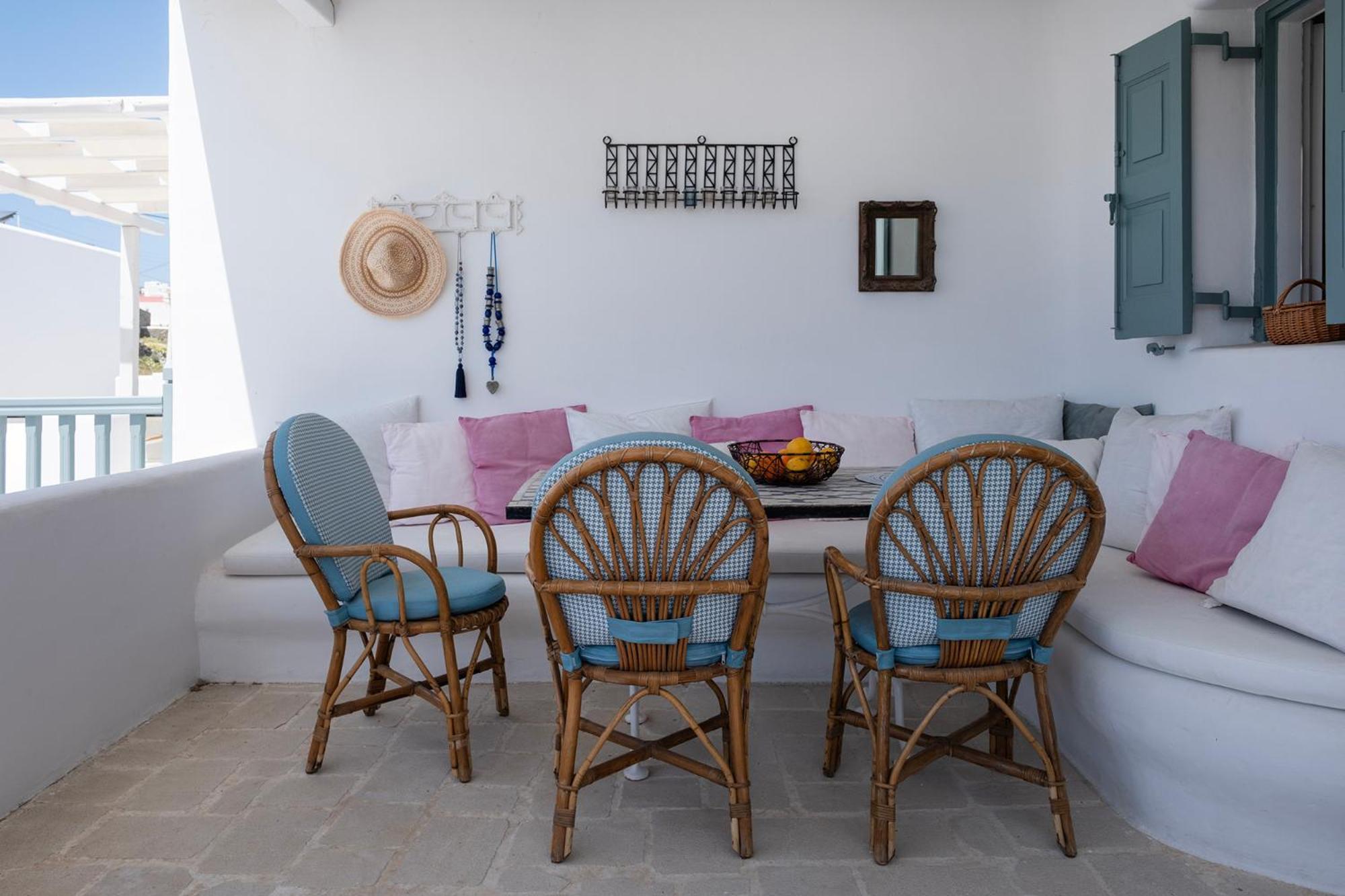 Mykonian Style W Shared Pool & Nighttime Security Guard * Ornos (Mykonos)