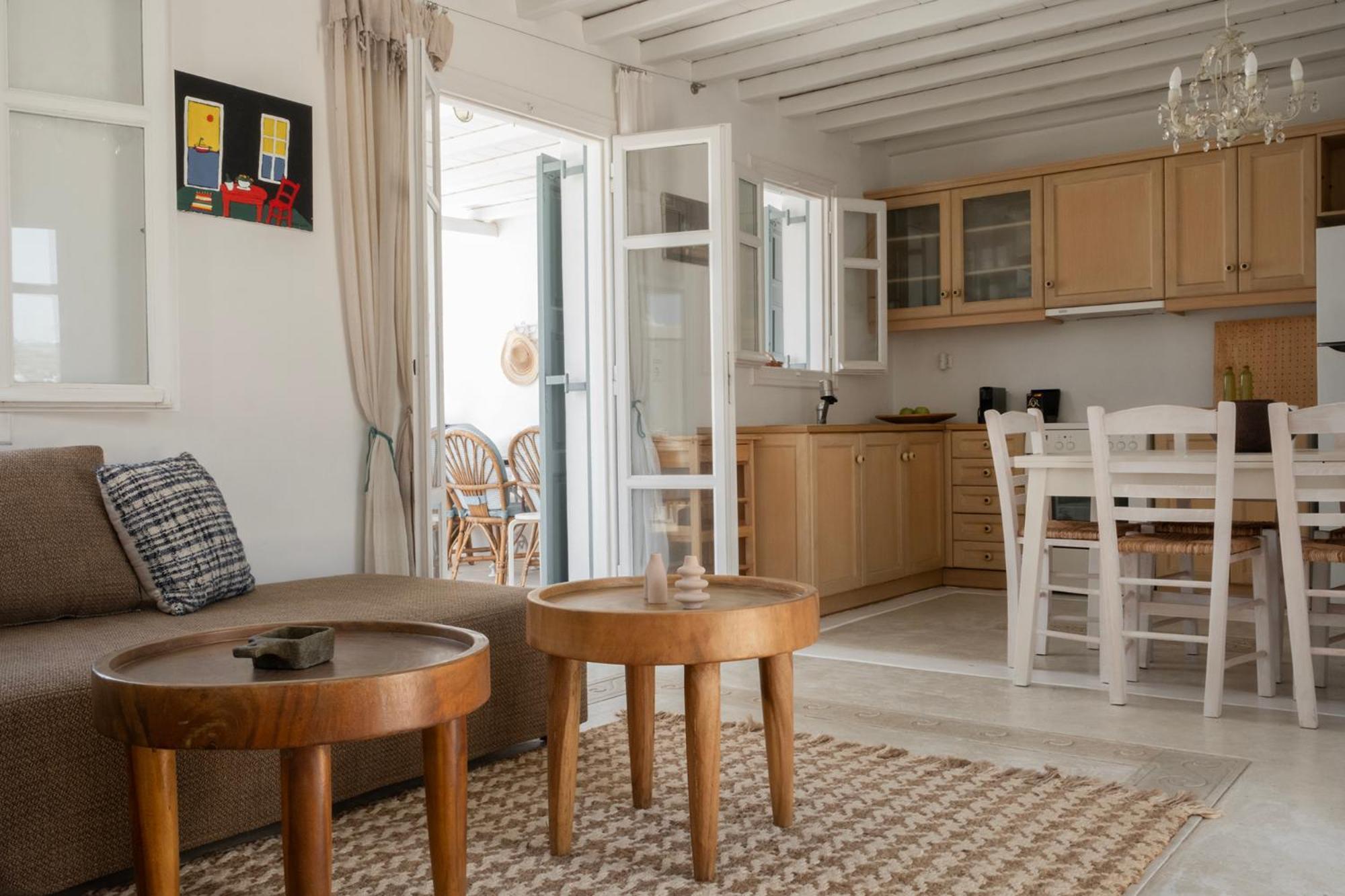 Mykonian Style W Shared Pool & Nighttime Security Guard Apartamento Ornos (Mykonos)